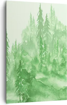 Produktbild von Bild auf Leinwand - Leinwandbild - Einteilig - Wald Baum Natur - 80x120cm - Wand Bild - Wanddeko - Wandbilder - Leinwanddruck - Kunstdruck - Wanddekoration - Leinwand bilder - Wandbild - PA80x120-4046