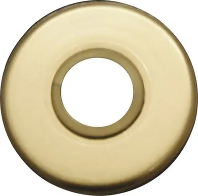 Produktbild von Runde Türdrückerrosette aus Aluminium in Edelstahl-Optik F4 Ø 50 mm