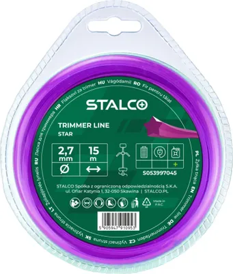 Produktbild von STALCO Sternschneidfaden 1,6 mm x 15 m S053997042