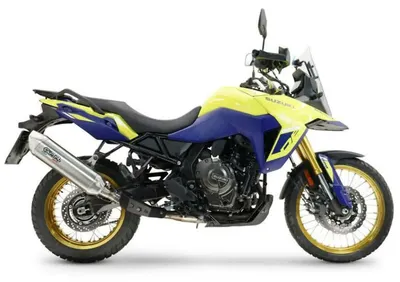 Immagine prodotto di Marmitta Slip-On GPR Furore-X Inox db killer e raccordo Suzuki V-STROM DL DE-SE 800 e5+