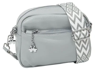 Produktbild von Leoberg Clutch Bag Umhängetasche mit verstellbaren Gurt - Schultertasche in Grau-315105