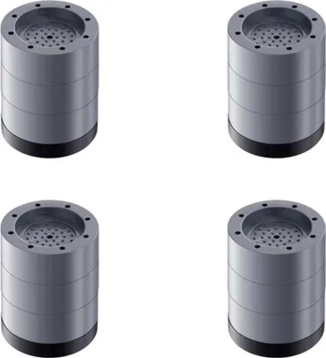 Productafbeelding van Wasmachine anti-trillingsmatten – Verhoging van 8,5 cm, drielaags constructie, set van 4 stuks