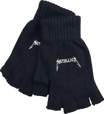 Produktbild von Metallica Kurzfingerhandschuhe Uni Logo schwarz Standard