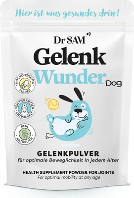 Zdjęcie produktu dla Dr SAM GelenkWunder Dog - Suplement na stawy dla psów 140g