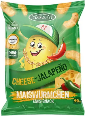 Produktbild von Maiswurm Maiswürmchen Cheese-Jalapeno 90g