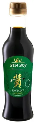 Produktbild von Sojasauce – reduziert im Salzgehalt, natürlich fermentiert, 220 ml – Sen Soy