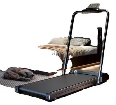 Image de Tapis de course, design pliable, fonctionnalités multifonctions, modèle FT51