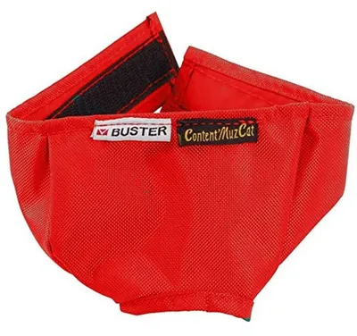 Imagen del producto de Máscara de fijación para gatos con protección ocular, marca BUSTER