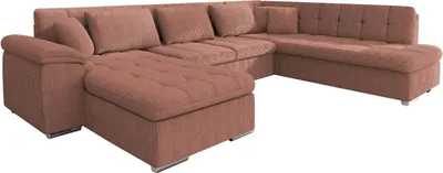 Produktbild von MIRJAN24 Ecksofa Niko Cord, Polsterecke mit Schlaffunktion, Sofa, Polstergarnitur (Farbe: Poso 29, Seite: Links)