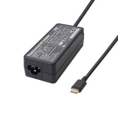 Produktbild von 65W USB C EU Netzteil Adapter,Ladegerät für Lenovo ThinkPad T480 T480s T580 T580s 100e 300e C330 N23 Samsung Chromebook Plus Pro XE513C24 XE510C24 Plus V2 XE520QAB XE521QAB XE525QBB W16-030N1