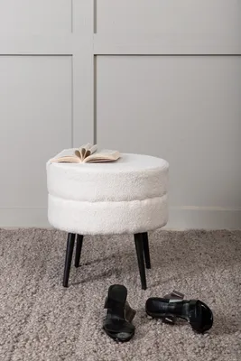 Produktbild von Venture Home Sitzpuff Pot Weiß