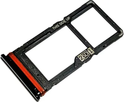 Produktbild von Simkartenhalter und micro-SD Speicherkartenfach für Motorola Moto G100 (XT2125), Original Ersatzteil, Grau