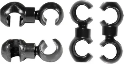 Produktbild von Sb3 Scheidenbefestigungsclip 4 Einheiten Silber  Silber One Size