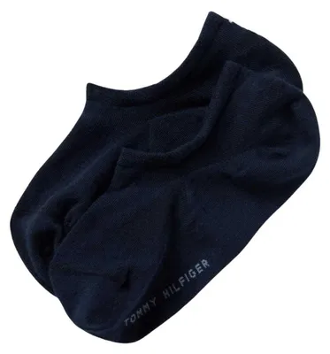 Productafbeelding van Tommy Hilfiger - Vrouwenkousen, gestreept (2-pack) NA1373 (39 EU - 42 EU) (zwart)
