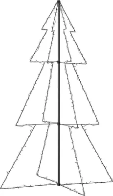 Obrázok produktu pre vidaXL Vianočný stromček v tvare kužeľa 240 LED diód Vnútorný Vonkajší 118x180 cm