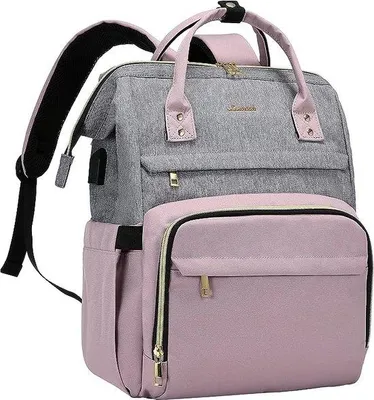 Produktbild von Große Damen-Laptop-Rucksack 15,6/17 Zoll mit Laptopfach, großes Reisegepäck für Frauen, Universität, Business, Arbeit