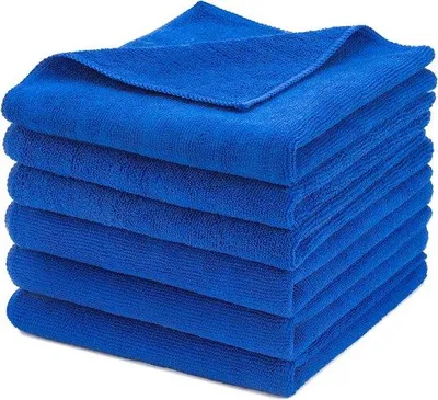 Productafbeelding van Premium Microvezel Handdoeken voor Auto Detaillering - 340 GSM Pluisvrij, Set van 6