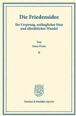Produktbild von Die Friedensidee.