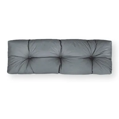 Obrázek produktu pro 4L Textil Opěrák na paletový nábytek, venkovní, voděodpudivý a odolný proti UV záření, 120x40 cm, tmavě šedý