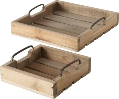 Produktbild von Boltze Heimtablett Holz 2-teilig