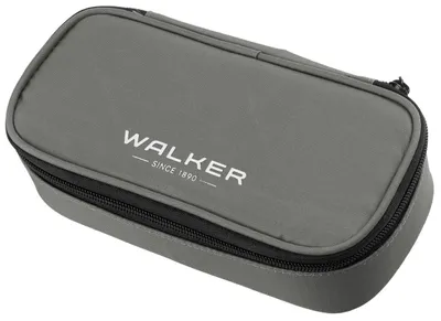 Produktbild von Walker 49113-375, Weiches Federmäppchen, Grau, Einfarbig, Reißverschluss, Pubertät, Uni