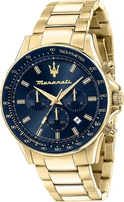 Obrázek produktu pro Maserati náramkové hodinky z nerezové oceli Chronograph SFIDA Pánské zlato D2UMAR8873640008