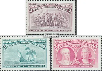 Produktbild von Briefmarken USA 1992 Mi 2231-2233 postfrisch Entdeckung Amerikas