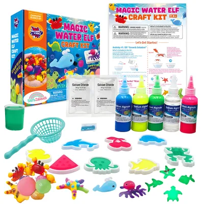 Produktbild von Magic Water Elf Kreativset – 3D Gelfiguren selber machen, Lernspielzeug für Kinder