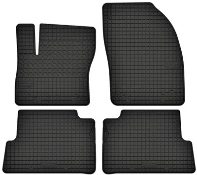 Produktbild von Gummimatten passend für  Ford Kuga I (2008-2012) Gummi Fußmatten Satz Schwarz + Stopper