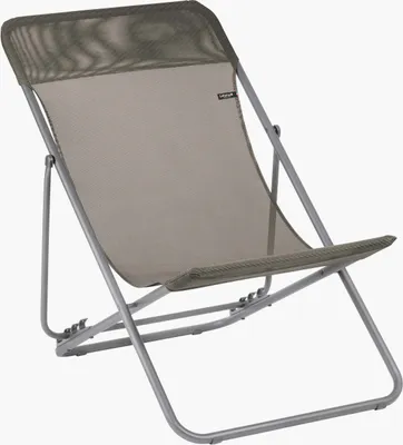 Produktbild von Lafuma Liegestuhl MAXI TRANSAT, Stahl Titane / Batyline Graphite