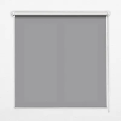 Produktbild von Seitenzug-Rollo Fensterrollo Jalousie - Thermo-Rollo Verdunkelungsrollo - 140x140 cm - Grau
