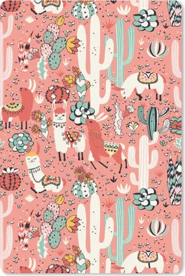 Produktbild von MuchoWow® Mauspad Mousepad Muster - Dschungel - Lama 18x27 cm - Mousepads - Maus Mat - Pad - Mausunterlage