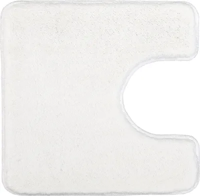 Produktbild von Kleine Wolke Badteppich Relax Polarweiss 55 cm x 55 cm WC-Vorleger mit Ausschnitt