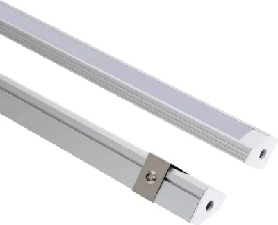 Produktbild von Aluminiumprofil Ecke 2m für LED Streifen bis 11 mm Aluminium 2 m Transparente