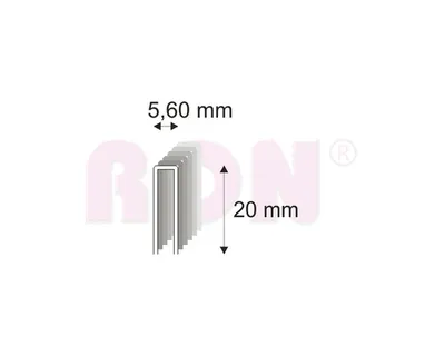 Obrázok produktu pre Spony do sponkovačky 364/20 ZN MR, 3600 ks v balení