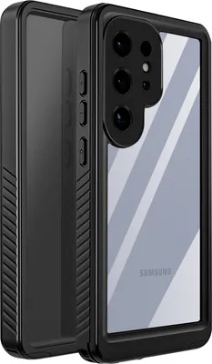 Image de Redpepper, coque étanche IP68 avec dragonne pour Samsung Galaxy S25 Ultra, noir
