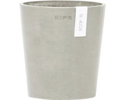 Produktbild von Orchideenvase Orchideentopf Ecopots Morinda Orchidee Kunststoff Ø 14 cm H 15 cm taupe