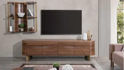 Zdjęcie produktu dla Nowoczesne meble designerskie Półki ścienne Stojak na telewizor Szafka wisząca Meble drewniane