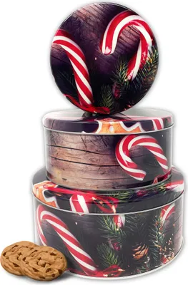 Produktbild von Keksdosen Weihnachten 3teilig Dosen Set Weihnachts Keksdose Gebäck Kekse Dose