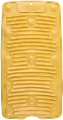 Produktbild von Silikonische Waschmatte für kleine Waschmaschinen (Gelb)
