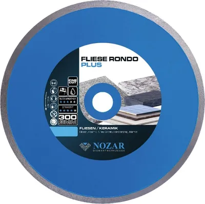 Produktbild von Nozar Diamant-Trennscheibe Fliese Rondo Plus 300 x 25,4 mm
