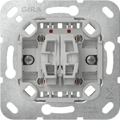 Produktbild von GIRA 312800 Tastschalter Wechselsch. 2f Einsatz
