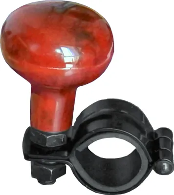 Produktbild von LENKRADKNAUF HOLZ OPTIK Steuerknopf Lenkknauf Lenkradknopf Lenkhilfe Fixlenker