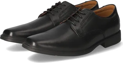 Immagine prodotto di Clarks Tilden Plain scarpe da uomo eleganti stringate nere casual, numero di scarpe: EUR 41 | UK 7