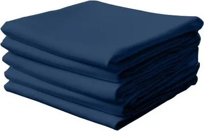 Produktbild von Stoffservietten Dunkelblau 40x40 cm – zeitlose Tischservietten, Set 10 Stück, elegant & wiederverwendbar