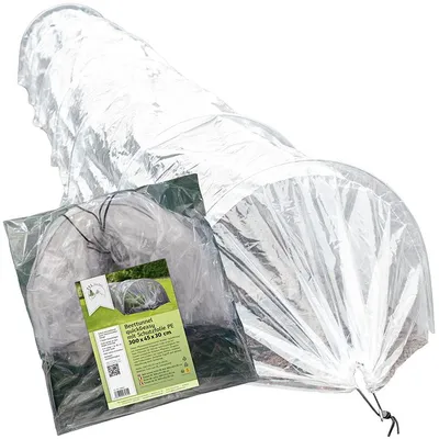 Produktbild von TTL GARDEN Quick&Easy Folientunnel 300x45x30cm PE Folie Beettunnel Frühbeet 3m