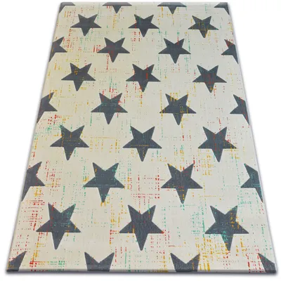 Zdjęcie produktu dla Dywan SCANDI 18209/063 - GWIAZDKI beżowy 160x230 cm