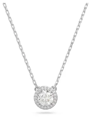 Produktbild von SWAROVSKI Damen Angelic Anhänger Rundschliff Pave Weiß UNA 5636264