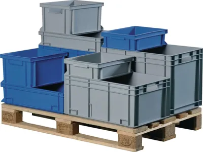 Produktbild von Tecwerk Transportstapelbehälter Seitenwände geschlossen - 1 Stk.