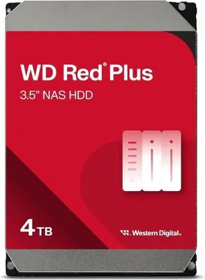 Immagine prodotto di Disco rigido interno - WESTERN DIGITAL - Red Plus - 4Tb - 3,5 - NAS dedicato - Classe 5400 RPM - SATA 6 GB/s (WD40EFPX)